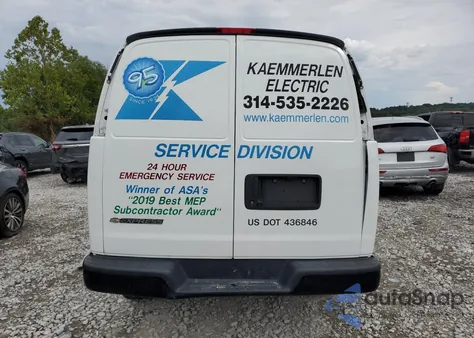 2020 Chevrolet Express G3500 from USA, damaged, VIN 1GCZGGFGPL1177144